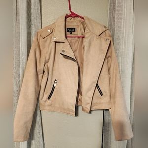 Blush Suede Jacket
